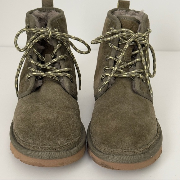 UGG Women's Neumel High Olive Green Suede Boots 1120728 Size 6 - Picture 6 of 12